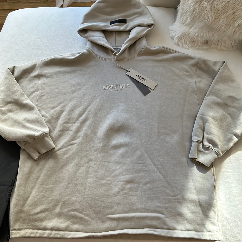 FOG Essentials Raglan Hoodie Sea Foam - Medium